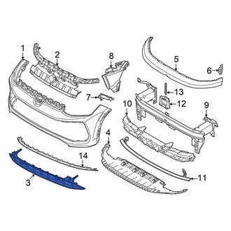 Volkswagen OE - Front Lower Grille