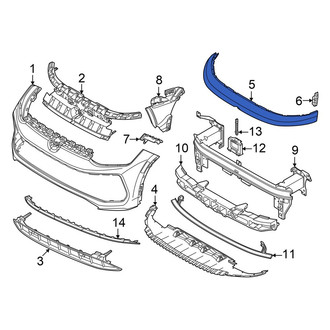 Volkswagen OE - Rear Bumper Cover