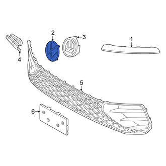 Volkswagen OE - Front Grille Emblem