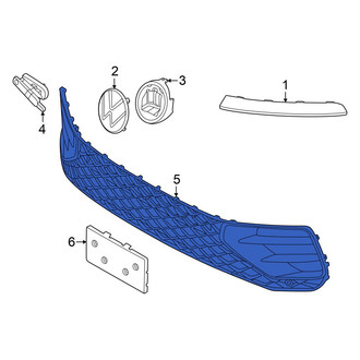 Volkswagen OE - Front Center Grille