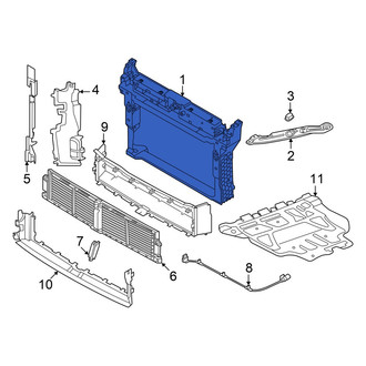 Volkswagen OE - Front Radiator Support Panel