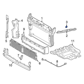 Volkswagen OE - Front Hood Stop Buffer