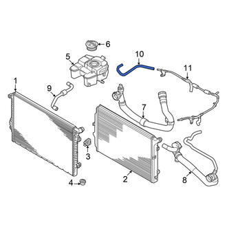 Volkswagen OE - Lower Engine Coolant Pipe