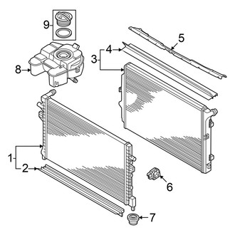Volkswagen OE - Cooling - Radiator & Components