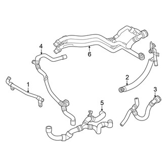 Volkswagen OE - Cooling - Hoses & Lines