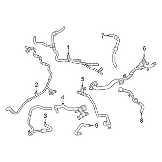 Volkswagen OE - Cooling - Hoses & Lines