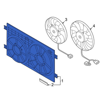 Volkswagen OE - Engine Cooling Fan Shroud