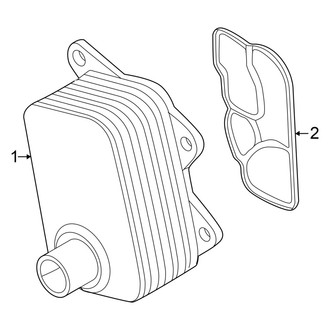 Volkswagen OE - Cooling - Engine Oil Cooler (S / SE / SE R-Line Black / SEL R-Line Turbo)