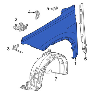Volkswagen OE - Front Right Fender