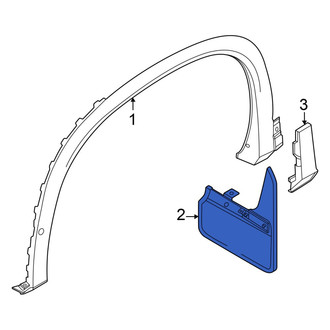 Volkswagen OE - Front Mud Flap Kit