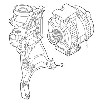 Volkswagen OE - Electrical - Alternator (S / SE / SE R-Line Black)
