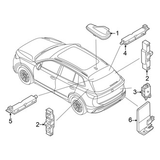 Volkswagen OE - Electrical - Antenna