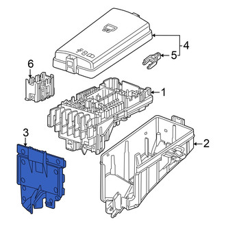 Volkswagen OE - Fuse and Relay Center Cover