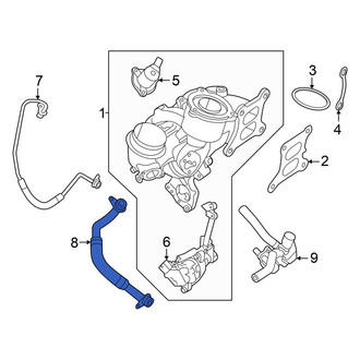 Volkswagen OE - Turbocharger Oil Line
