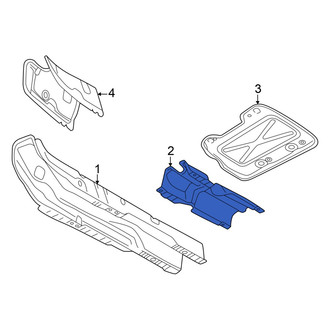 Volkswagen OE - Center Floor Pan Heat Shield