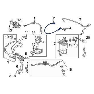 Volkswagen OE - Rear Oxygen Sensor