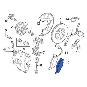 Volkswagen OE - Front Disc Brake Pad Set