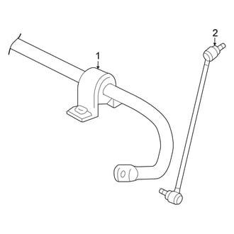 Volkswagen OE - Front Suspension - Stabilizer Bar & Components (Suspension Code: G01 or G04), (S / SE / SE R-Line Black / SEL R-Line Turbo)