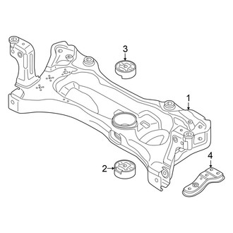Volkswagen OE - Front Suspension - Suspension Mounting (Suspension Code: G01 or G04)