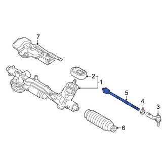Volkswagen OE - Front Inner Steering Tie Rod End