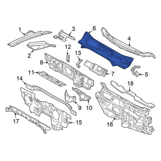 Volkswagen OE - Front Cowl Panel