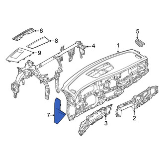 Volkswagen OE - Right Instrument Panel Side Cover