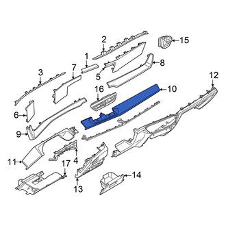 Volkswagen OE - Right Instrument Panel Pad