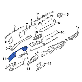 Volkswagen OE - Left Instrument Panel Pad