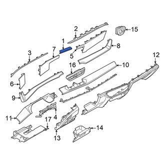 Volkswagen OE - Left Instrument Panel Molding