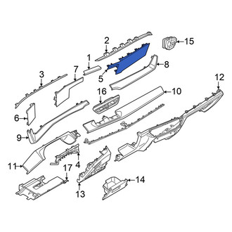 Volkswagen OE - Right Lower Instrument Panel Trim Panel