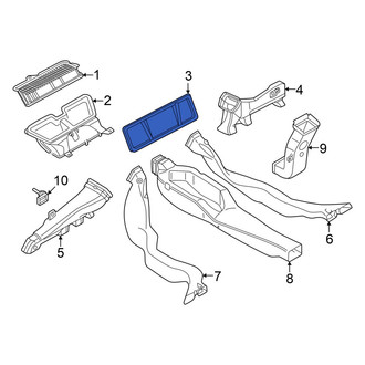 Volkswagen OE - Front Center Instrument Panel Air Duct