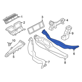 Volkswagen OE - Rear Right Instrument Panel Air Duct