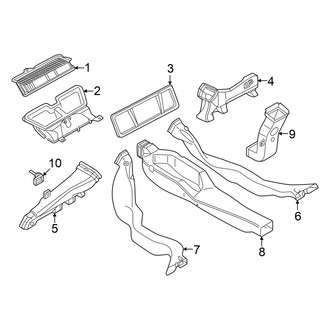Volkswagen OE - Instrument Panel - Ducts