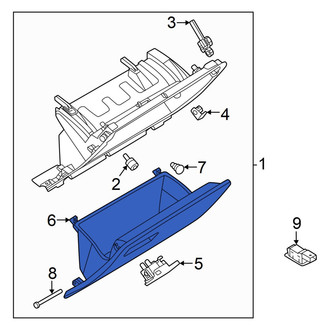 Volkswagen OE - Front Glove Box Door