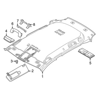 Volkswagen OE - Roof - Interior Trim (W/O Panoramic), (S / SE)