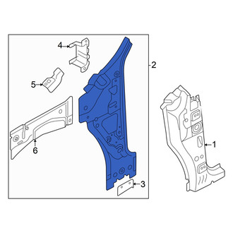 Volkswagen OE - Left Body A-Pillar