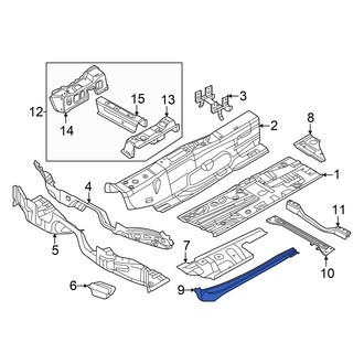 Volkswagen OE - Front Left Floor Side Rail