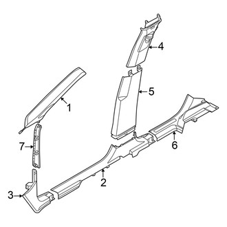Volkswagen OE - Pillars, Rocker & Floor - Interior Trim