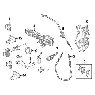 Volkswagen OE - Front Door - Lock & Hardware