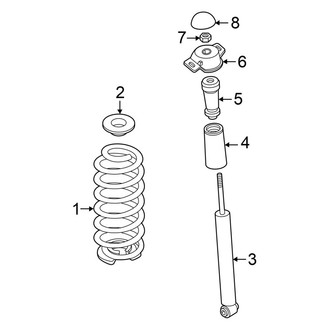 Volkswagen OE - Rear Suspension - Shocks & Components (AWD)