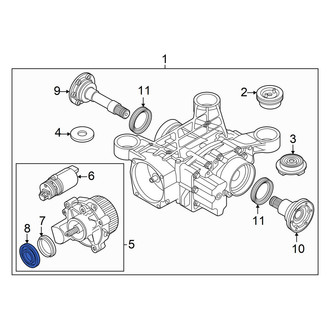 Volkswagen OE - Front Outer AWD Coupling Unit Seal