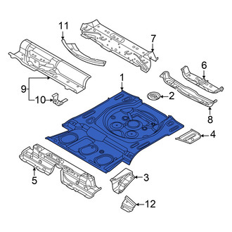 Volkswagen OE - Rear Floor Pan