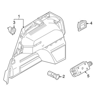 Volkswagen OE - Rear Body & Floor - Interior Trim (Left Side, Side Components)