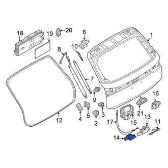 Volkswagen OE - Liftgate Latch Cover