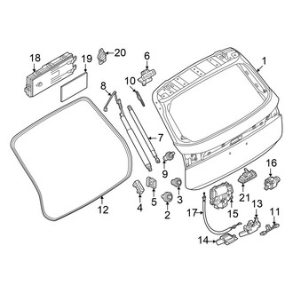 Volkswagen OE - Lift Gate - Gate & Hardware