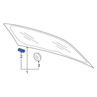Volkswagen OE - Back Glass Spacer