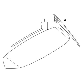 Volkswagen OE - Lift Gate - Spoiler