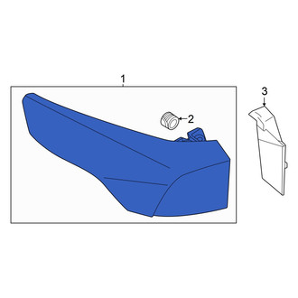 Volkswagen OE - Rear Left Tail Light Assembly