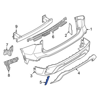 Volkswagen OE - Rear Right Reflector Panel