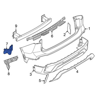 Volkswagen OE - Rear Right Bumper Cover Bracket
